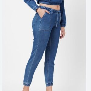 Copper Flash Mid Rise Blue Denim Jogger Jeans size 8P